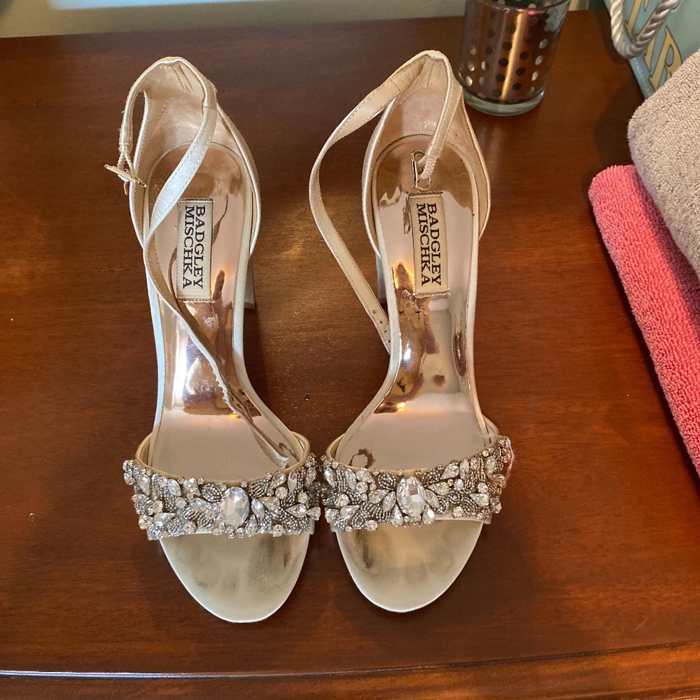 Badgley Mischka Heels, Worn Once!
